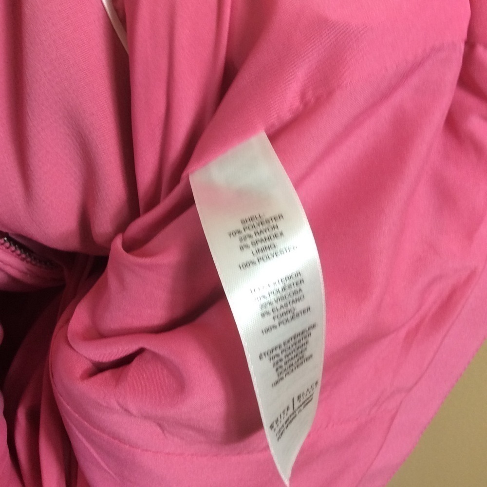 NWOT WHBM pink Moto blazer. Barbiecore. Size 10. - Picture 8 of 8